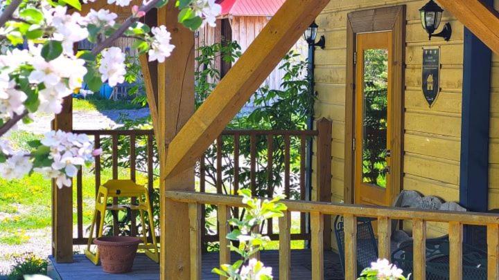 La Vieille Ferme ; l'Écogîte un loft campagnard Saint-Fulgence Exterior foto