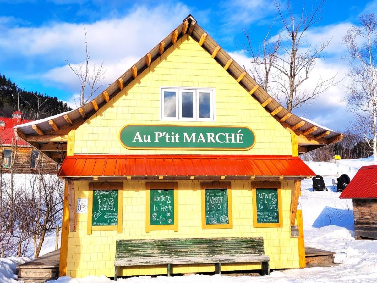 La Vieille Ferme ; l'Écogîte un loft campagnard Saint-Fulgence Exterior foto