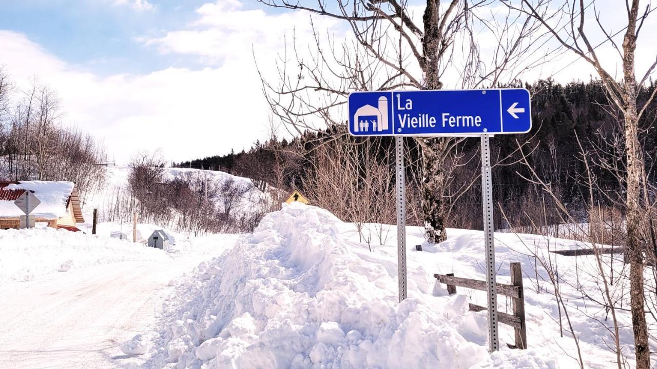La Vieille Ferme ; l'Écogîte un loft campagnard Saint-Fulgence Exterior foto