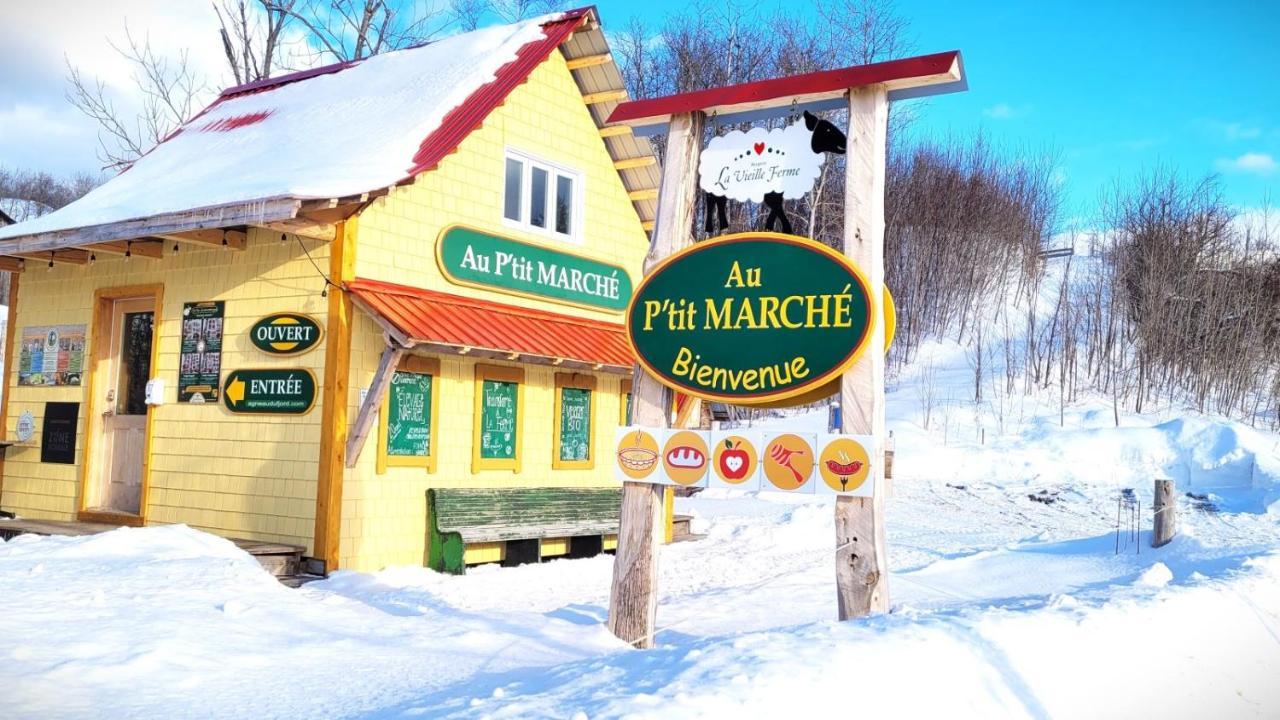La Vieille Ferme ; l'Écogîte un loft campagnard Saint-Fulgence Exterior foto